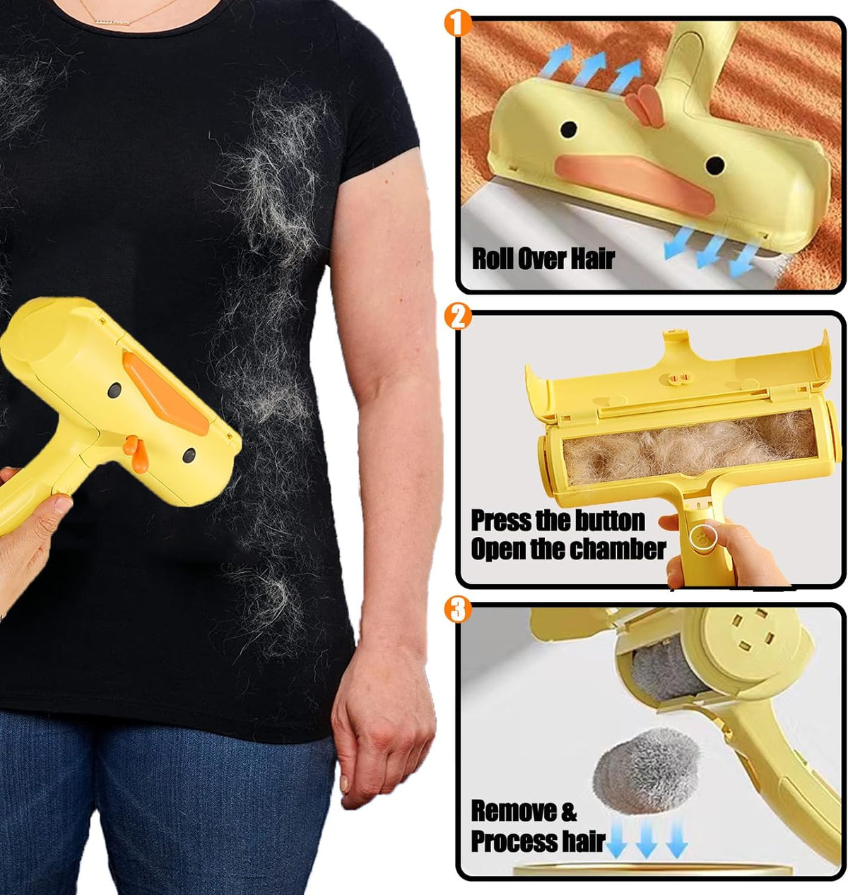Bye-Bye Pet Hair Reusable Lint Remover